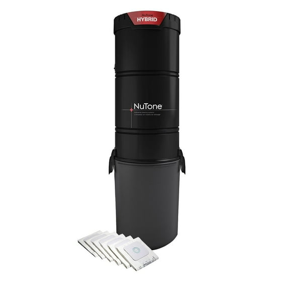 NuTone Central Vacuum Cleaner 700 Airwatts with Bonus 6 Disposable Dust Bags