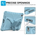 thumbnail image 3 of for iPad 9th Gen 2021/8th Gen 2020/7th Gen 2019 Case with Crossbody Strap, Butterfly Stand Cute Kids Friendly Shockproof Protective Heavy Duty Case Cover for iPad 10.2 Inch - Lightblue, 3 of 6