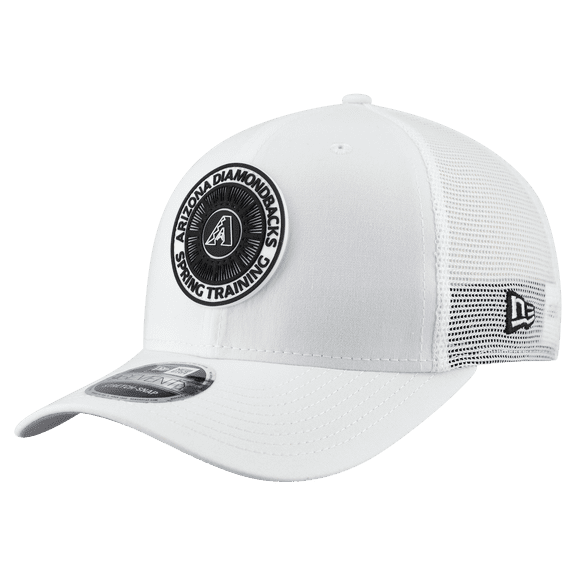 Men's New Era White Arizona Diamondbacks 2026 Spring Training Fan Pack 9SEVENTY Adjustable Trucker Hat