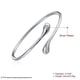 thumbnail image 3 of Pulsera de brazalete abierta, brazalete simple con forma de gota de agua, joyería, regalos para mujeres, 3 of 7