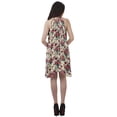 thumbnail image 4 of Moomaya Tunique Grande Taille Col Licou Sans Manches en Rayonne Robe T-Shirt Mini, 4 of 4