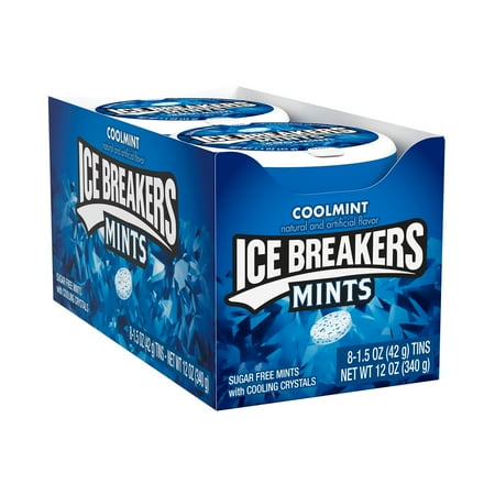 UPC 034000720606 product image for Ice Breakers Coolmint Sugar Free Breath Mints  Tins 1.5 oz  8 Count | upcitemdb.com