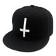 thumbnail image 1 of Gorra de béisbol de algodón con borde plano bordado en 3D, tamaño ajustable, 1 of 3