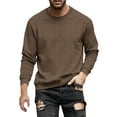 thumbnail image 2 of COSFO Sweatshirts for Men Jacquard No Hood Pullover Graphic Crew Neck Tops Long Sleeve Loose Fit Shirts for Men, 2 of 4