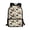 US Wild Horse, variant on Uourmeti Watercolor Horse & Floral Pattern Smooth Zipper Polyester Backpack, 17 Inchs Durable Student Bookbag Independent Compartment Large Capacity Backpack for Students