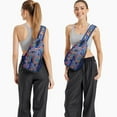 thumbnail image 6 of Vintage Paris Travel Sling Bag for Women, Airplane Flight Crossbody Backpack, Lightweight Holiday Journey Daypack, 6 of 6