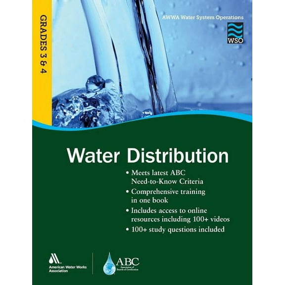 Water System Operations (Wso) Water Distribution, Grades III & IV, (Paperback)