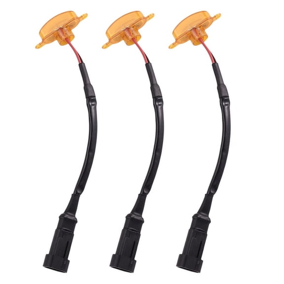 3Pcs Led Grille Running Lamps, Front Bumper Hood Grille Led Light For 2004-2014 & 2014-Up / (Grille Not Included)