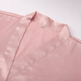 thumbnail image 5 of Bata larga de satén para mujer - Bata tipo kimono con estampado floral, mangas 3/4, poliéster y spandex, tallas S-XXL, 5 of 5