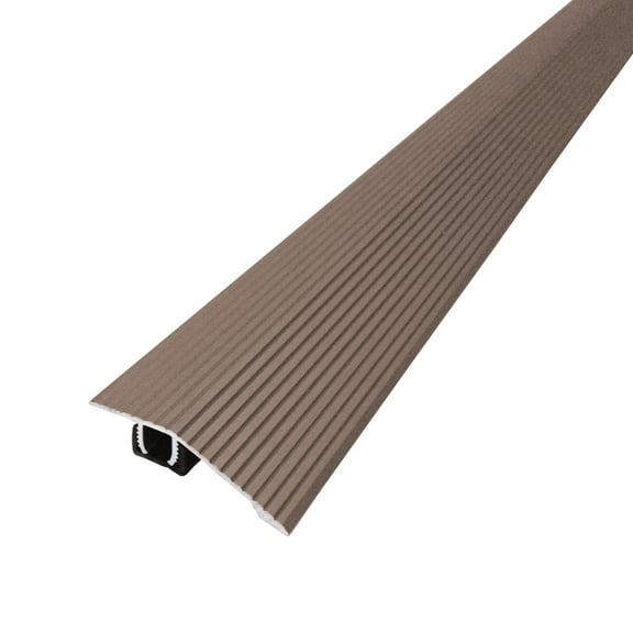 M-D Building Products 43319 1-7/8 In. X 36 In. Spice Aluminum CINCH® Reducer Fluted w/Snaptrack