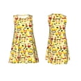 thumbnail image 7 of Lsque Funny Construction Vehicles Pattern Summer Dresses for Women – Sleeveless T-Shirt Swing Sundress, Perfect for the Beach and Casual Days, 7 of 7