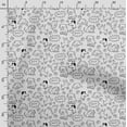 thumbnail image 3 of Soimoi Dog Print,Cotton Cambric, Quilting Fabric Sold by The Yard 42 Inch Wide, Medium Weight Cotton Fabric, SewingSupplies,White, 3 of 5