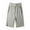 Gray, variant on Men's Ice Silk Quick Dry Shorts Drawstring Elastic Waist Solid Shorts with Zipped Pockets for Outdoor Gray 3XL
