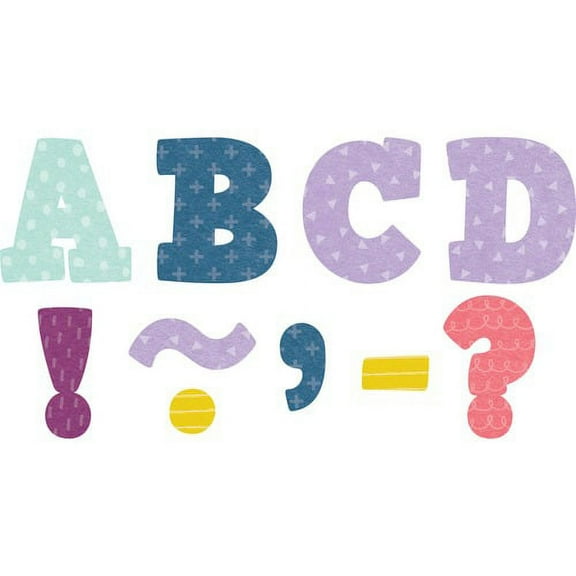 Teacher Created Resources Oh Happy Day Magnetic Letters - Fun Theme/Subject - Magnetic - 3" Length - Multi - 1 Pack | Bundle of 2 Packs