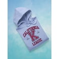 thumbnail image 3 of Retro California League Hoodie Women -Image by Shutterstock, Female x-Large, 3 of 4