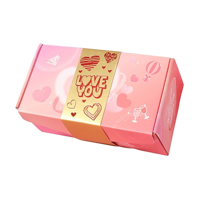 Pink 6 Bounce Boxes Set Pink Money Pop Up Gift Box With Folding Red Envelopes For Birthday Anniversary Valentine Proposal Surprise Explosion Gift Package Includes Gift Bag