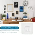 thumbnail image 2 of Double Sided Adhesive Hooks| Wall Hooks for Hanging, Self Adhesive Hooks for Bathroom Kitchen Office Hanging - style:style1, 2 of 7