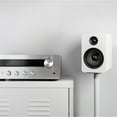 thumbnail image 6 of Kanto 26" Tall Bookshelf Powered Technology Speaker Stands Integrated Cable Management, White, 6 of 7