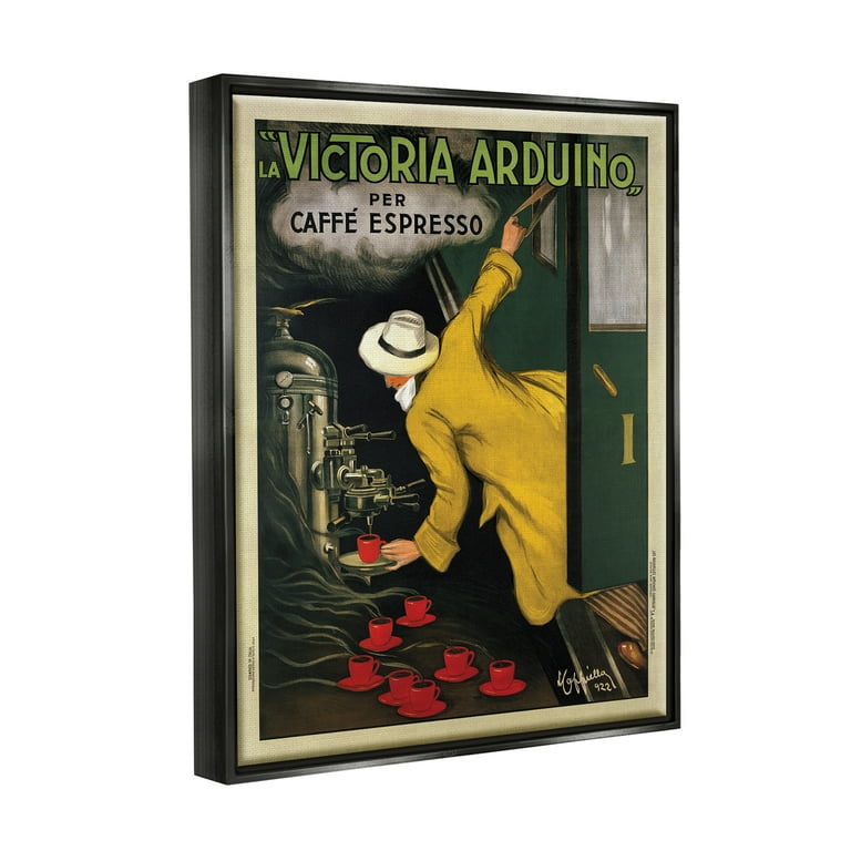 Vintage Espresso Poster - La Victoria Arduino Cafe Wall Art