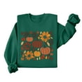 thumbnail image 4 of Womens Thanksgiving Day Sweatshirts Oversized Crewneck Pullover Tops Cute Floral Pumpkin Graphic Shirts Drop Shoulder Long Sleeve Fashion Sweatshirt Casual Loose Hoodies Sweater Holiday Clothes, 4 of 7