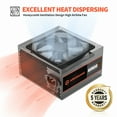 thumbnail image 6 of ARESGAME 650W Non-Modular ATX Gaming Power Supply 80lus Bronze Certified PSU (AGV650), 6 of 6