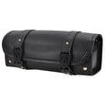 thumbnail image 1 of Miangastore Handy Motorcycle Hanging Bag Leather Modified Motorcycle Saddlebag Hanging Pouch Gadget Box for Motorcycle, 1 of 8