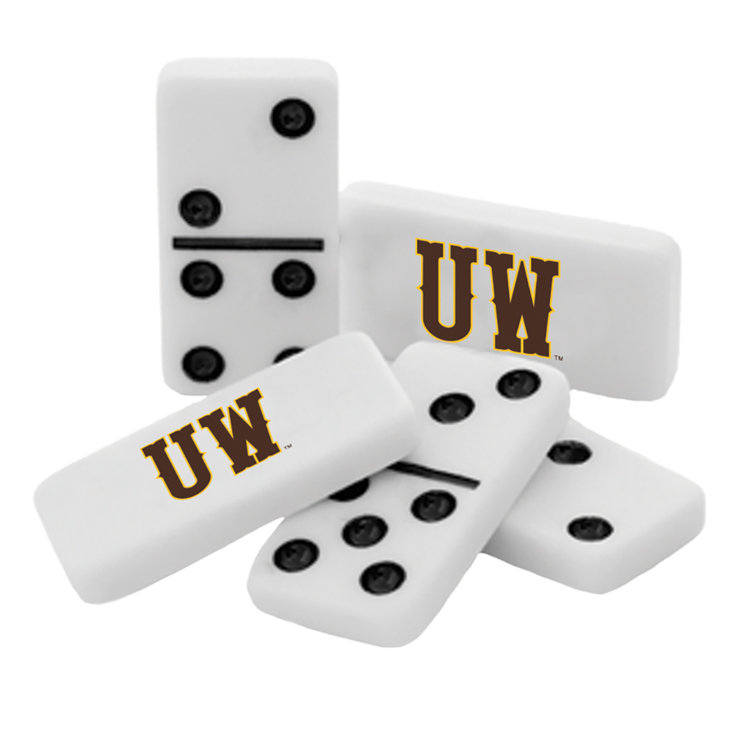 MasterPieces Officially Licensed NCAA Wyoming Cowboys 28 Piece Dominoes Game for Adults - image 3 of 3