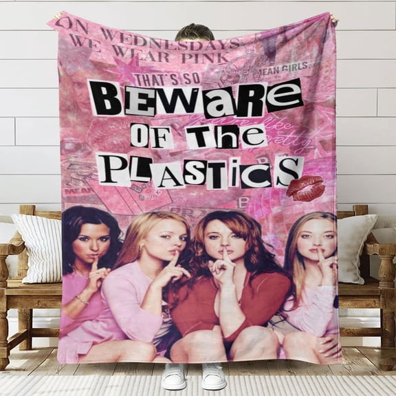 Mean Girls Throw Blanket Gifts for Fans Lover Girls Boys Women Present Hoodie Him Bed 60"x80"