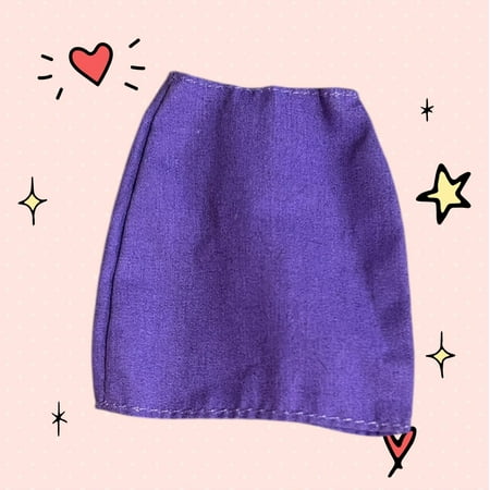 Lol Surprise doll OMG Bartz Purple Skirt White Stitch Fashionistas Fashion Fever Doll Clothes S423