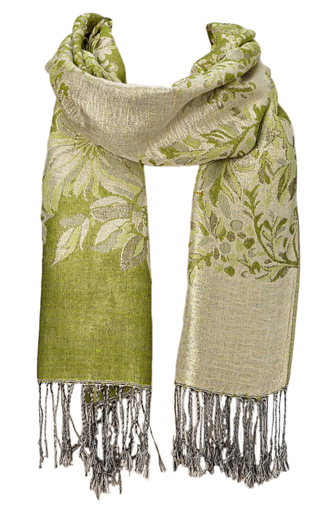 Pashmina scarves for women Beautifully Designed Ladies Silk Metallic ...