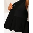 thumbnail image 5 of INSPIRE CHIC Office Blazer Vest for Women's Lapel Collar Button Down Belted Sleeveless Jacket, 5 of 5