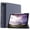Purple, variant on Soft TPU Tri-Fold Flip Cover for iPad Air 13" M2/M3/M4 / iPad Pro 12.9" 4/5/6 Gen, Slim Smart Case with Apple Pencil Slot Auto Sleep Wake, Black