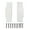 White, variant on LAZIOEGR 2PCS Door Barricade Brackets Drop Open Bar Holder Carbon Steel U Bracket for 2x4 Boards Black