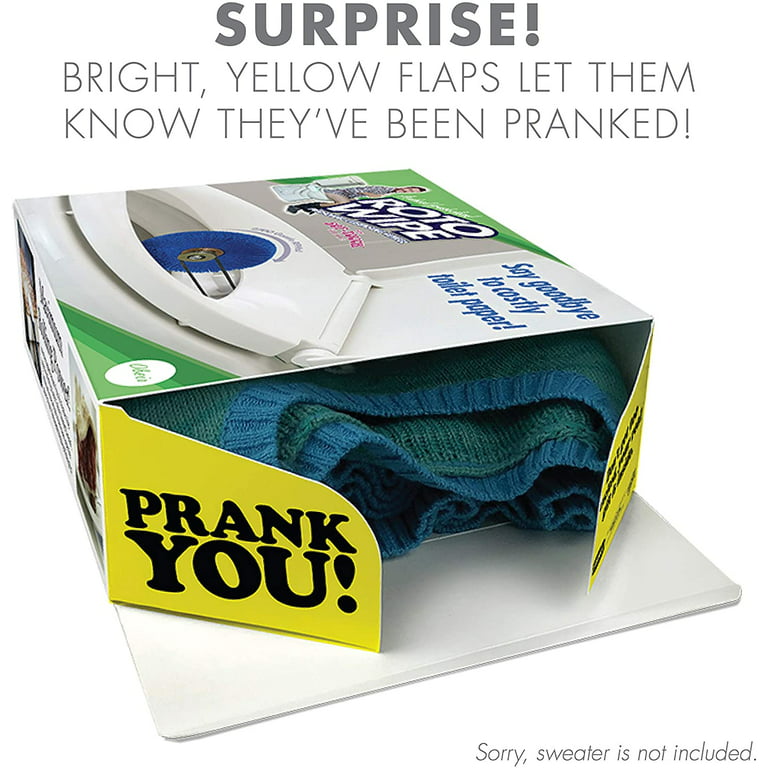 Prank Pack, Roto Wipe Prank Gift Box, Wrap Your Real Present in a