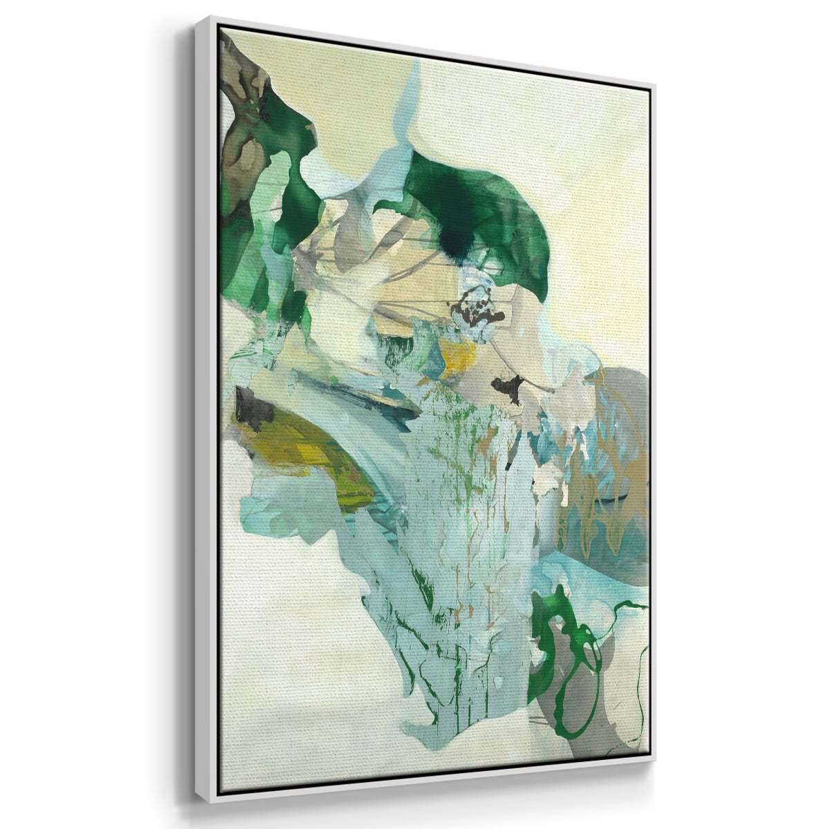 Ivy Framed Premium Gallery Wrapped Canvas - Ready to Hang - 25 x 37 - White Floating Frame