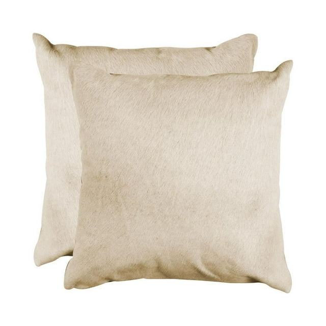 TORINO COWHIDE PILLOW 18"X18" 2-PACK