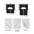 thumbnail image 5 of Sparrow Swag Kitchen Curtains Sets for Windows 24 Inch Length, Spring Birds on The Branches Vintage Country Black Short Window Curtain Panels Swags Valances and Tiers 3 Piece Set for Cafe/Dining Room, 5 of 5