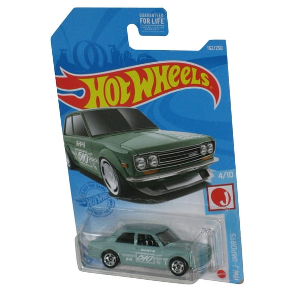 Hot Wheels Green '71 Datsun 510 (2020) HW J-Imports 4/10 Toy Car 162/250
