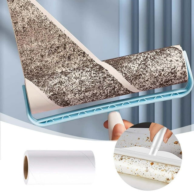 Efficient Hair Remover Lint Remover Replacement Paper Roll for Sticky Dusting Roller in Multiple Sizes for Hair and Removal