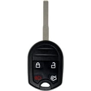 Car Keys Express Ford Simple Key - 4 Button Remote and Key Combo with High Security Blade Car Key Fob