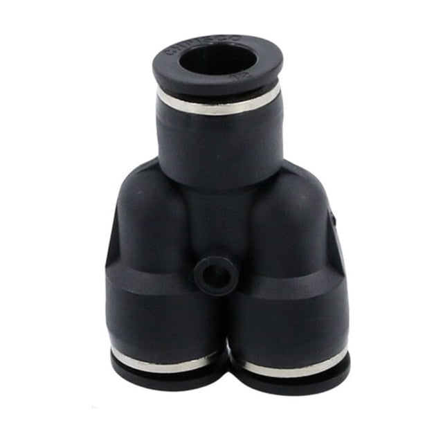 Puerto de 3 vías en forma de aire neumático neumático 12 mm 8mm 10mm 6mm 4mm SOBREDOSIS Tubo de manguera Push en conectores de accesorios de plástico de gas de gas accesorios rápidos