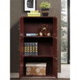 thumbnail image 3 of Pemberly Row 3 Shelf 6 Door Bookcase in Mahogany, 3 of 5