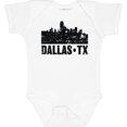 thumbnail image 3 of Inktastic Dallas Texas City Skyline with Grunge Boys or Girls Baby Bodysuit, 3 of 5