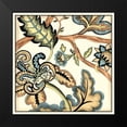 thumbnail image 2 of Zarris, Chariklia 20x20 Black Modern Framed Museum Art Print Titled - Jacobean Tile II, 2 of 5
