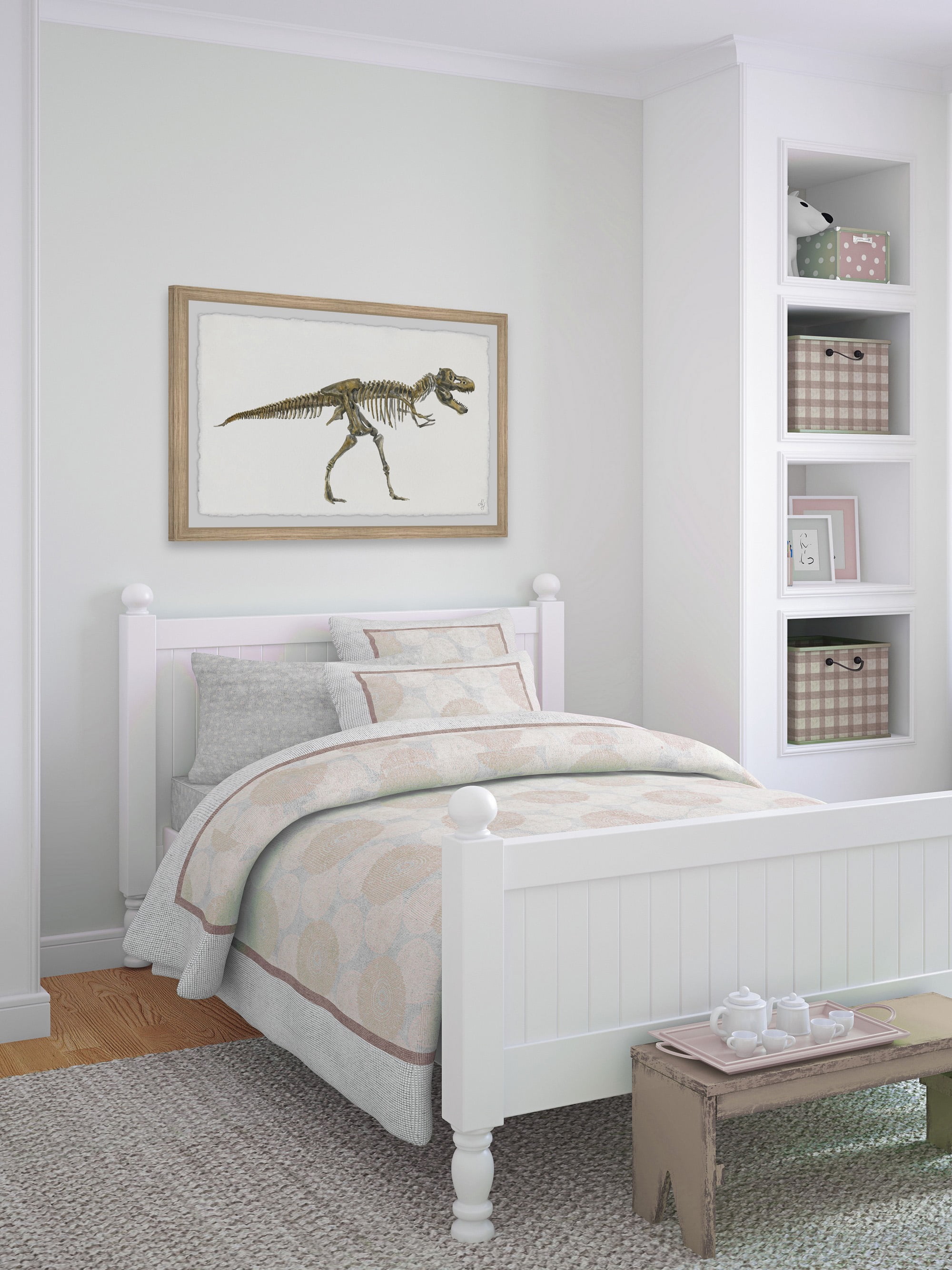 Marmont Hill Tyrannosaurus Skeleton Framed Wall Art
