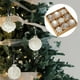 thumbnail image 5 of Xihbxyly Juego de Bolas Navideñas con Purpurina Plateada, Plástico Irrompible, 9 Diseños Diferentes, Elegante Adorno para Árbol, Decoración Festiva para Bodas, Fácil de Colgar, Tamaño 24,8 X 24,5 X 8, 5 of 6