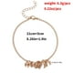 thumbnail image 5 of Guardurnaity Mujer tobillera único elegante estilo Simple pies cadenas chica pies decoración tobilleras joyería para la decoración del vestido diario Ropa, zapatos y accesorios Miscelánea Guardurnaity AP009275-00, 5 of 6