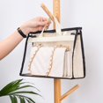 thumbnail image 3 of New Transparent Moistureproof Dustproof Bags Multipurpose Storage Bags Hanging Bag( Pink/Beige/Gray, S/M/L/XL/XXL), 3 of 4
