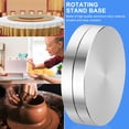 thumbnail image 2 of SHISUYAN 2Pcs Table Turntable Bearing Cake Tray Rotable Base Metal Swivel Base Tool, 2 of 9