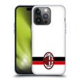 thumbnail image 1 of Head Case Designs Officially Licensed AC Milan Crest White Soft Gel Case Compatible with Apple iPhone 14 Pro, 1 of 7